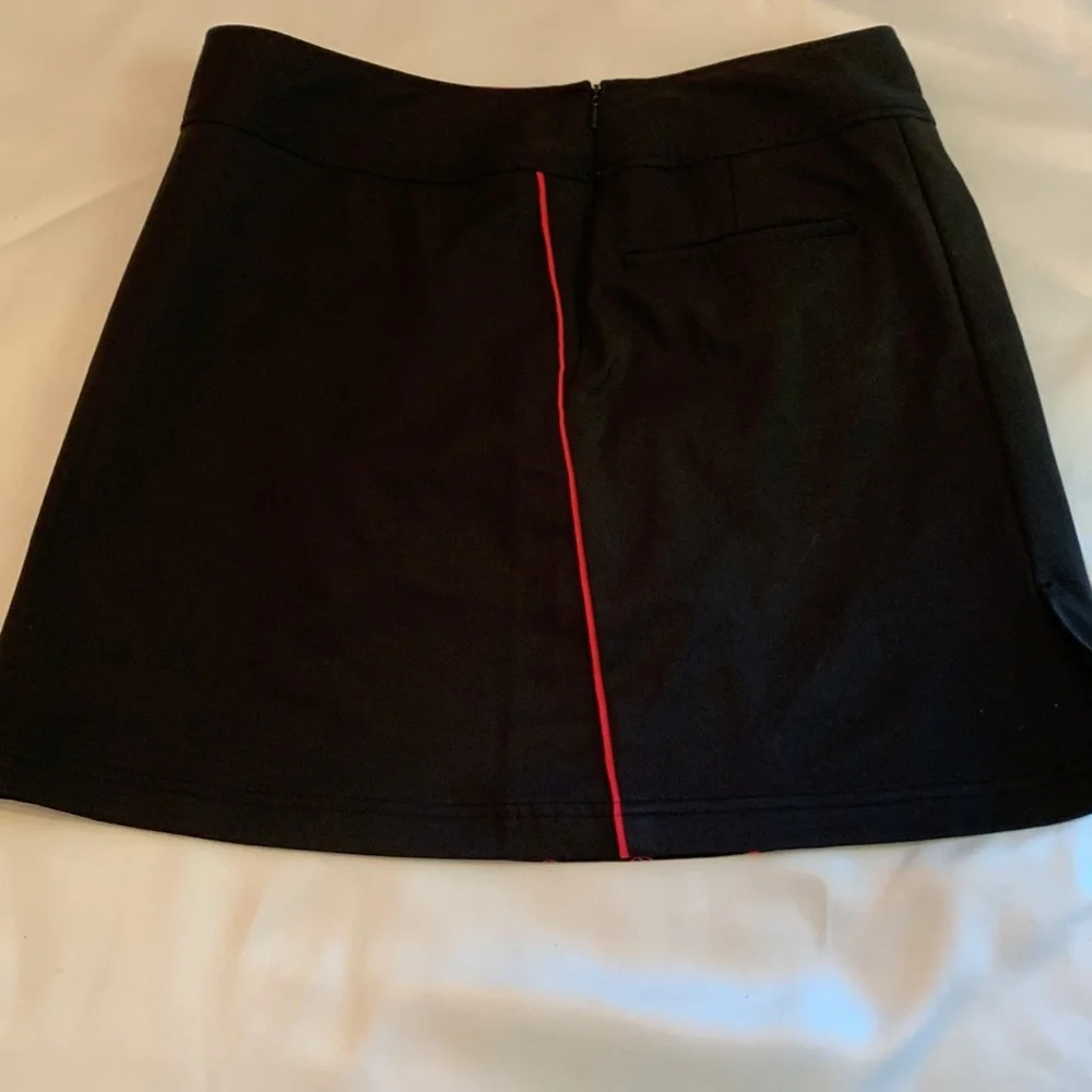 ADIDAS CLIMACOOL Skirt with attached inner tights. Size 6. Black and pink